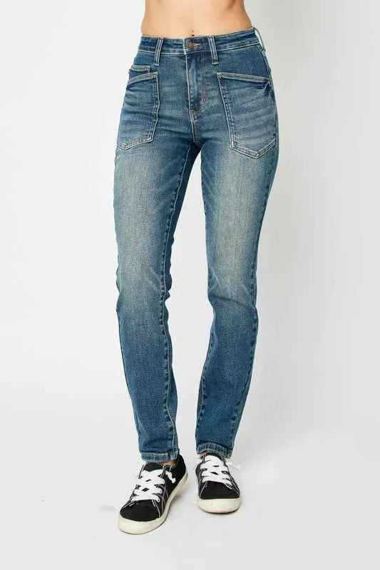 Judy Blue Full Size High Waist Skinny Jeans