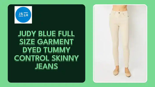 Judy Blue Full Size Garment Dyed Tummy Control Skinny Jeans by@Outfy